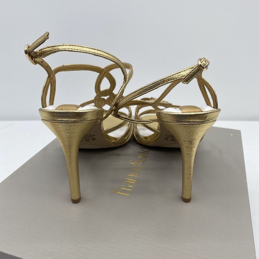 Franco Sarto L-Harley Gold Heels Size 6 M - Picture 6 of 12